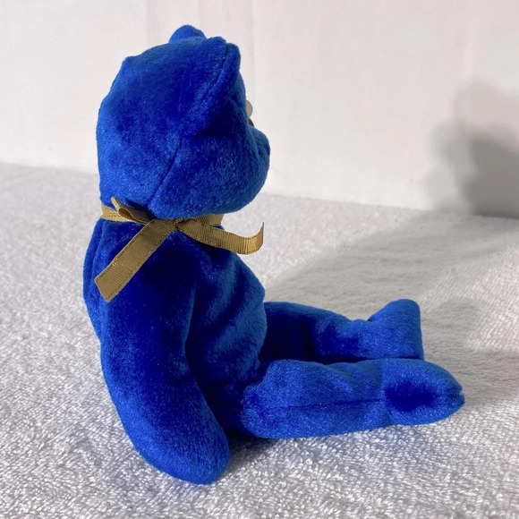 Vintage Ty Beanie Baby Blue Unity Bear Bear - Picture 4 of 13